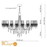 Люстра Patrizia Garganti Ontherocks PG015 - Схема